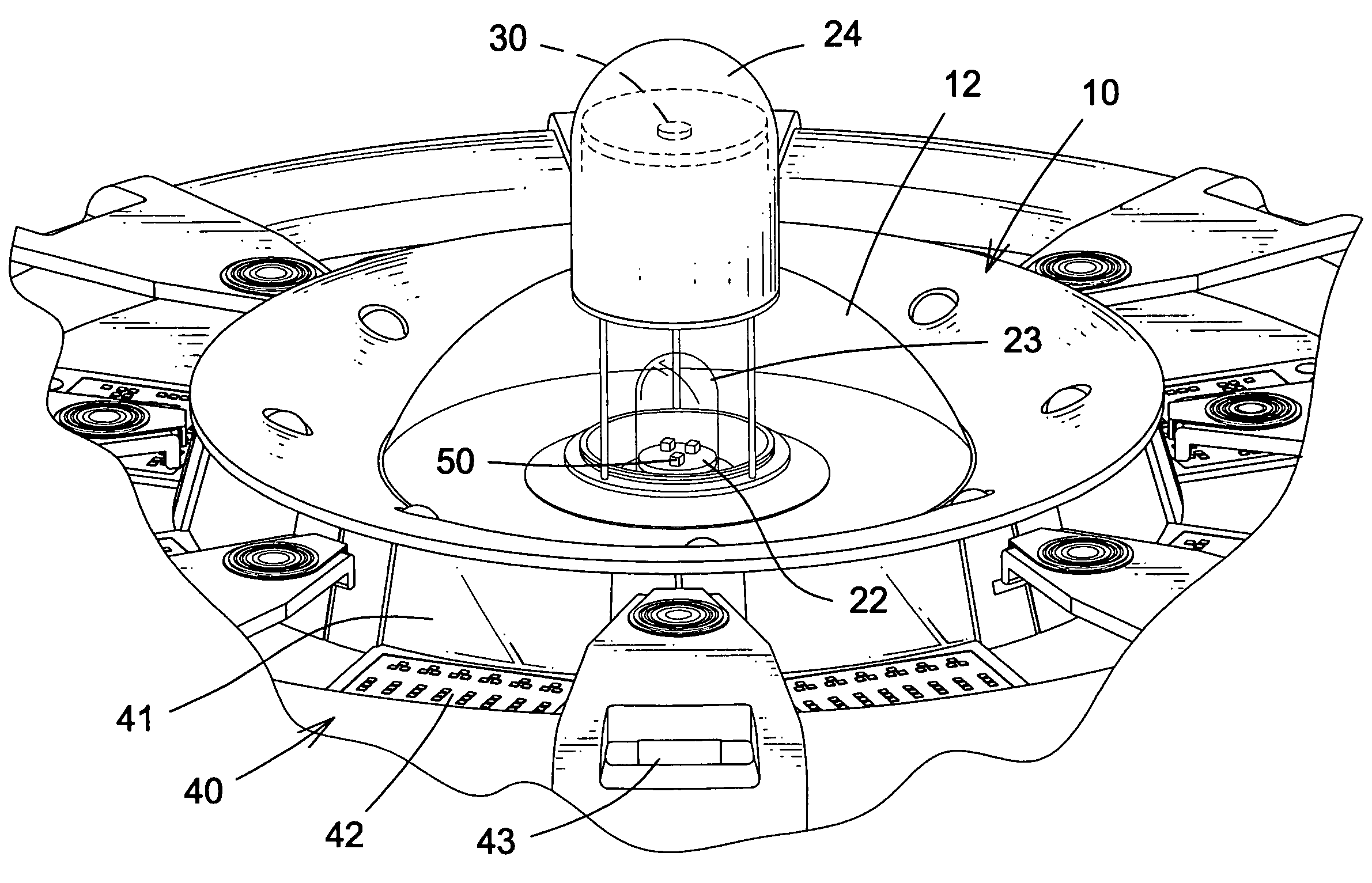 Method of automatically and fairly playing a die game and machine for the same