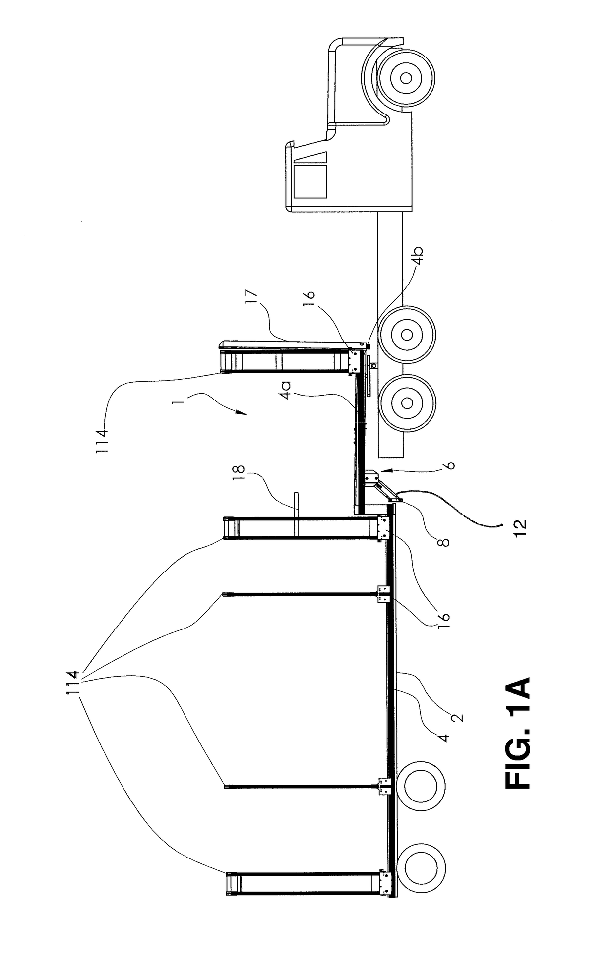 Rolling tarp enclosure system