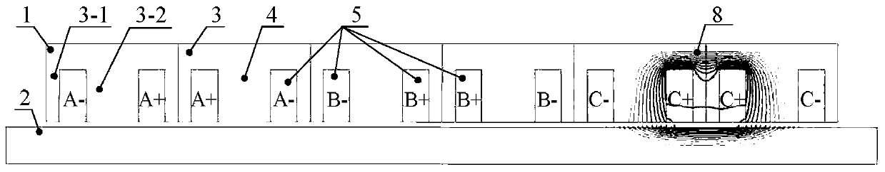 Highly Modular Flat Multiphase Permanent Magnet Linear Motor