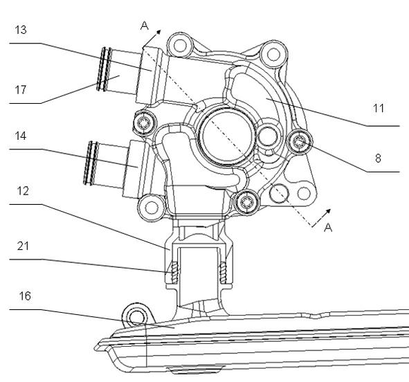 Oil pump for automatic transmission with double clutches