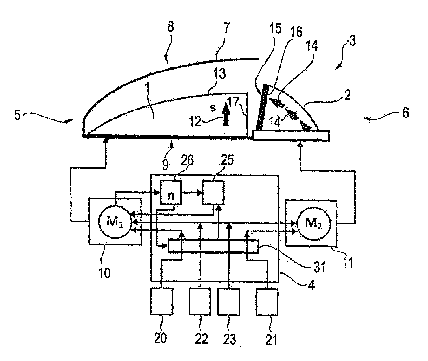 Actuation Method for an Electric Window Winder