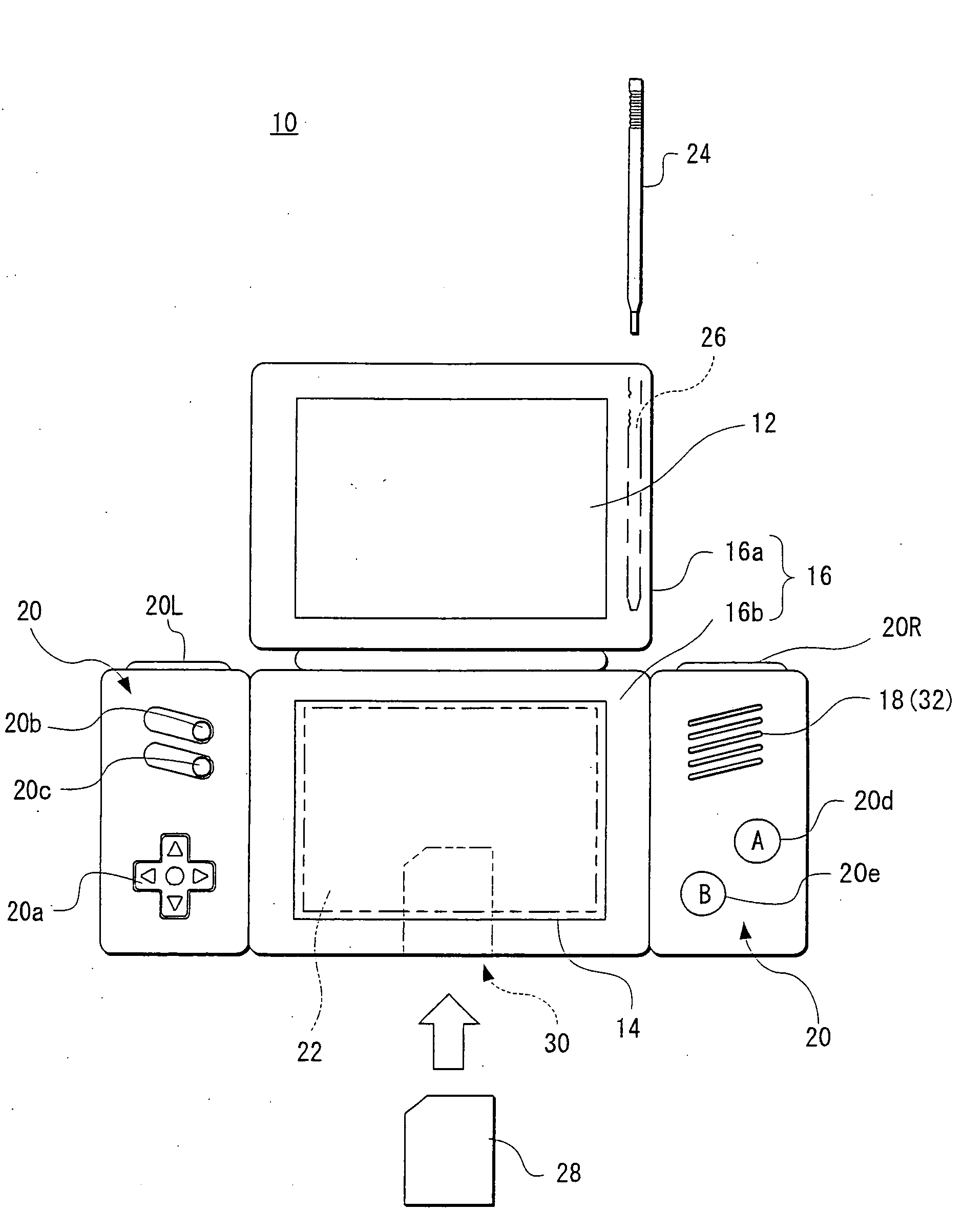 Game apparatus and storage medium storing game program