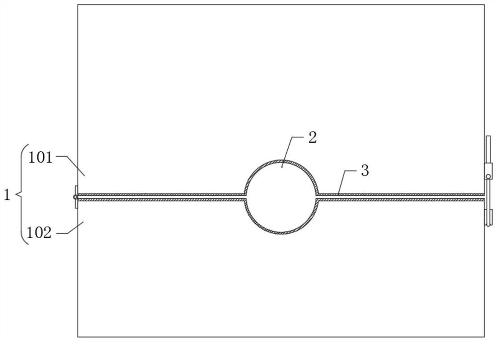 An emergency repair device for pipelines in water conservancy projects