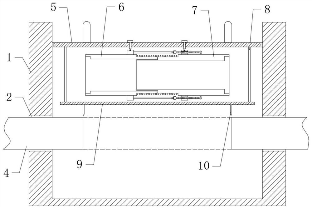 An emergency repair device for pipelines in water conservancy projects