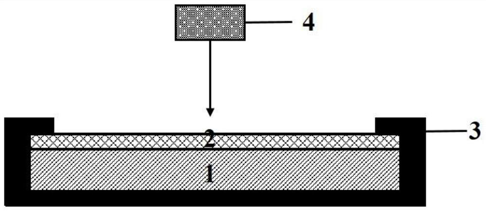 Patterned film preparation method without mask plate