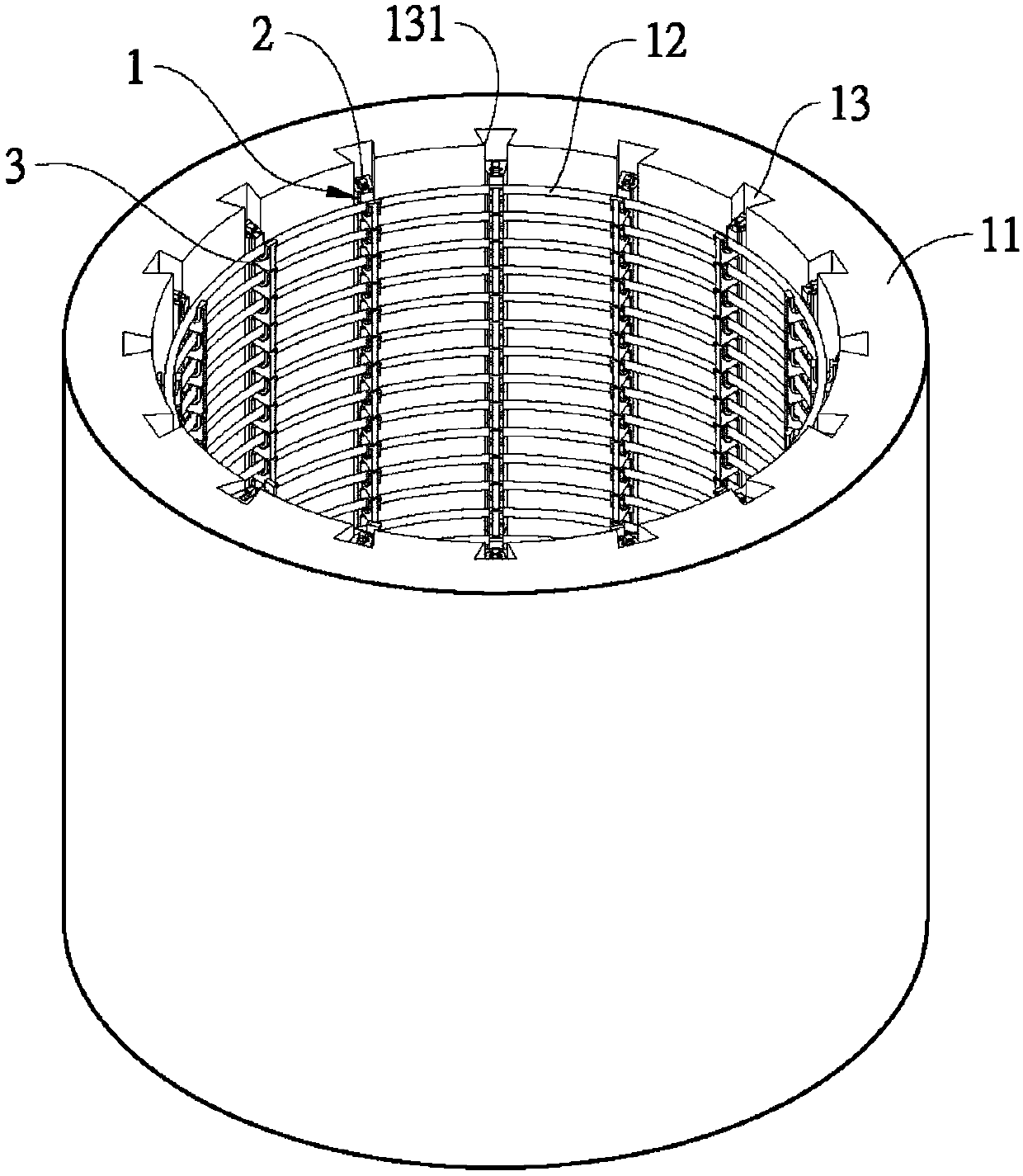 Heater support device