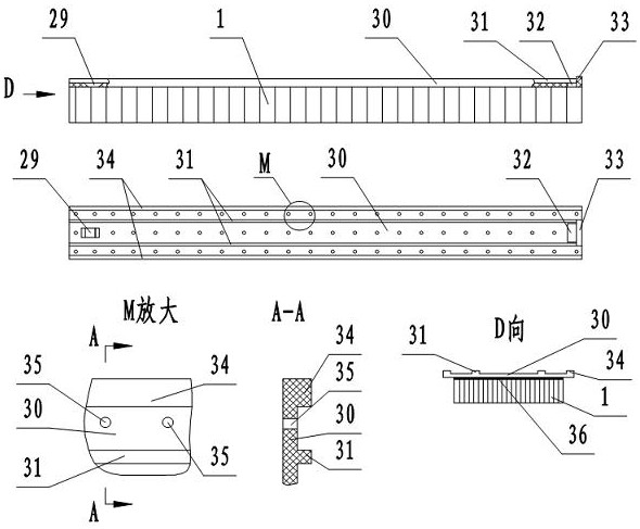 Reel type automatic cleaning and mopping machine