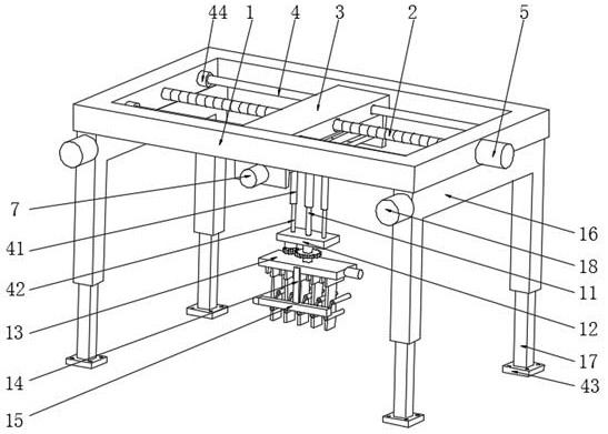 Rotary fine-adjustment lifting appliance capable of arranging negative plate