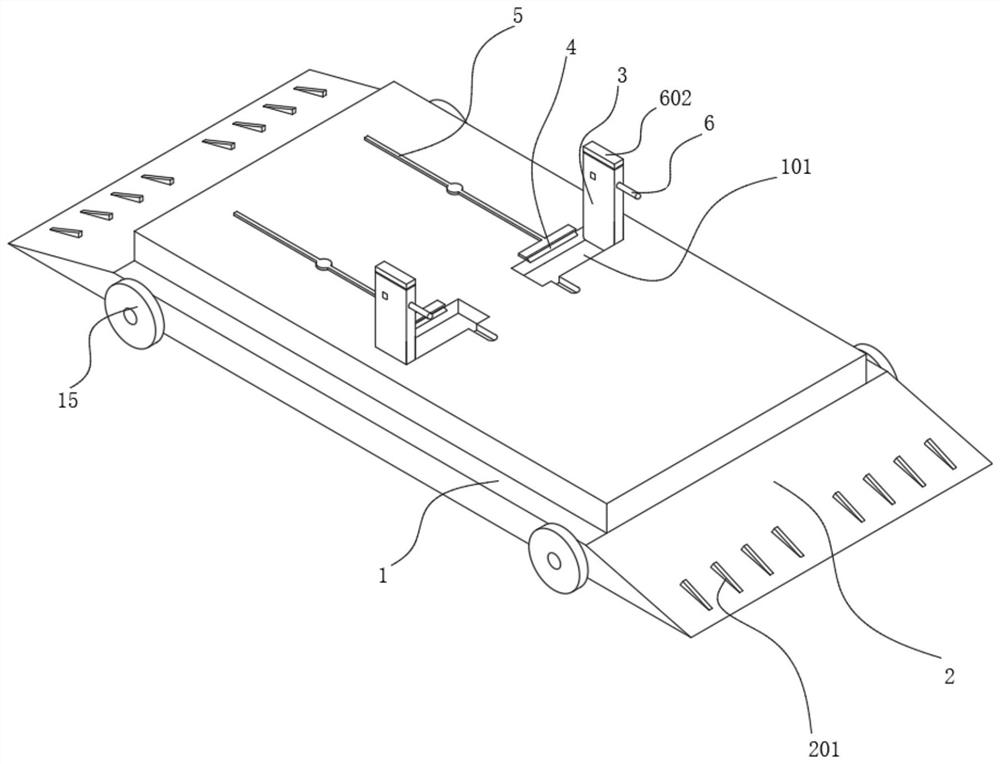 Chassis type charging mobile vehicle for automatic guide vehicle