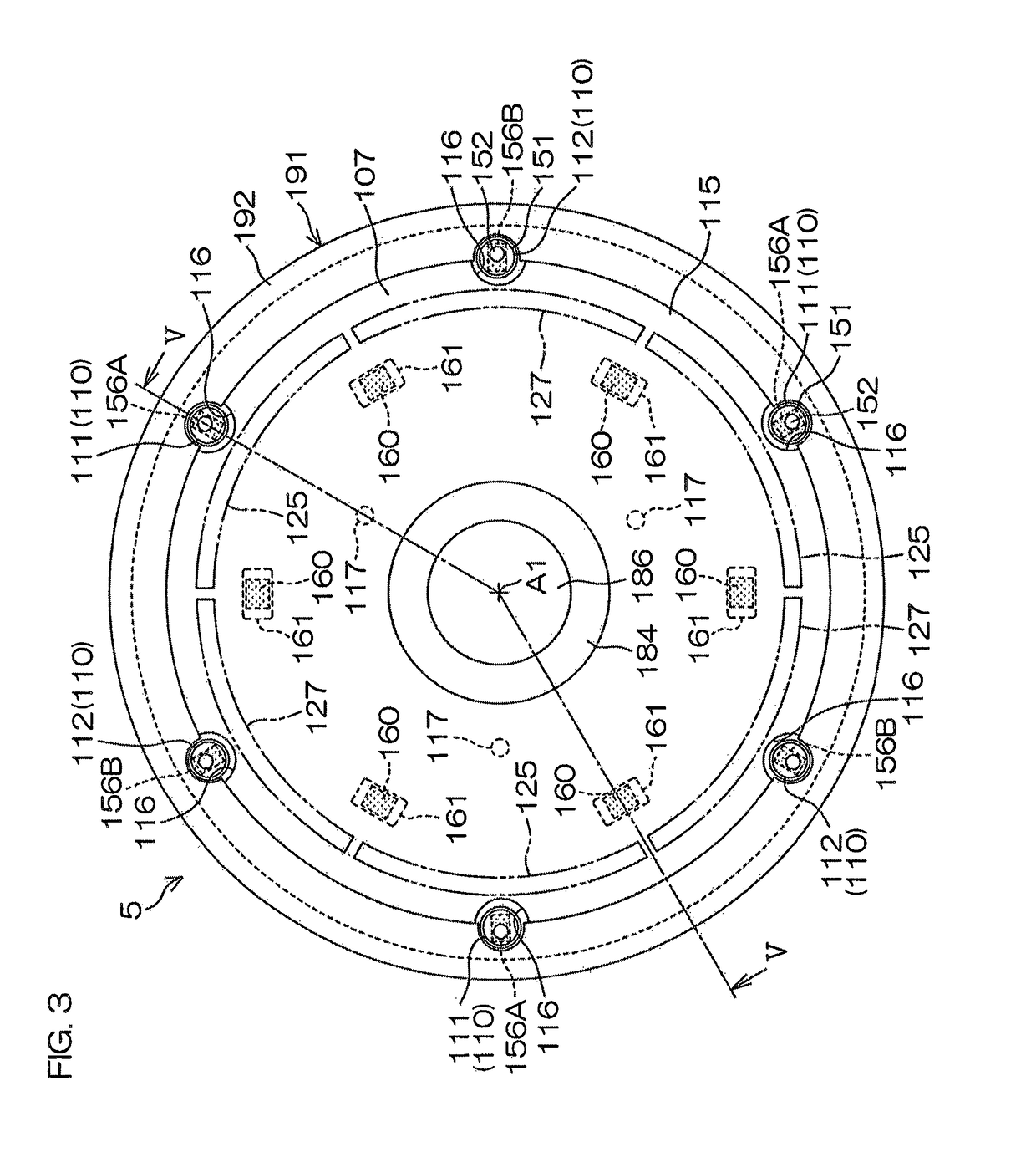 Substrate holding/rotating device, substrate processing apparatus including the same, and substrate processing method