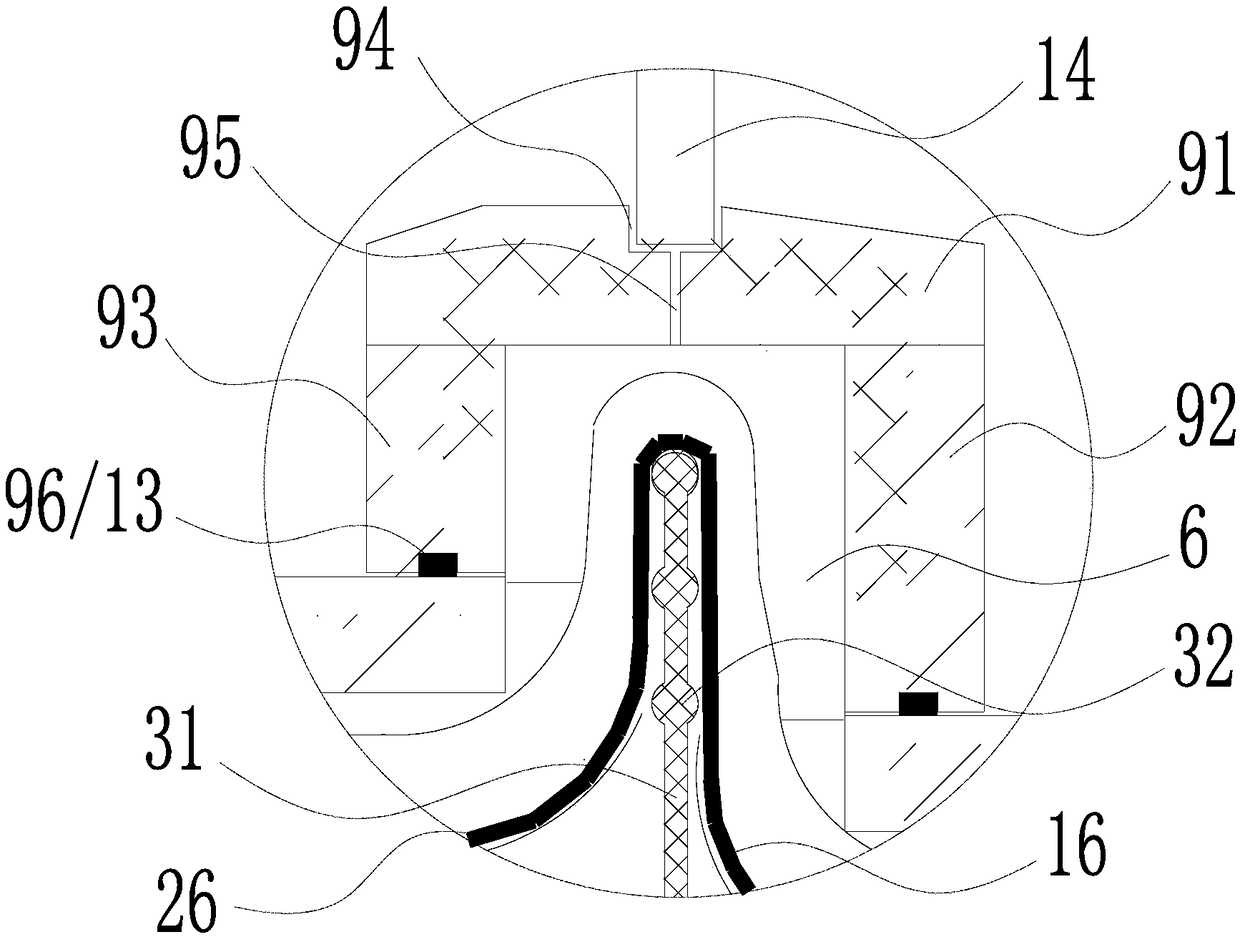 Waterproof system and construction method for toilet