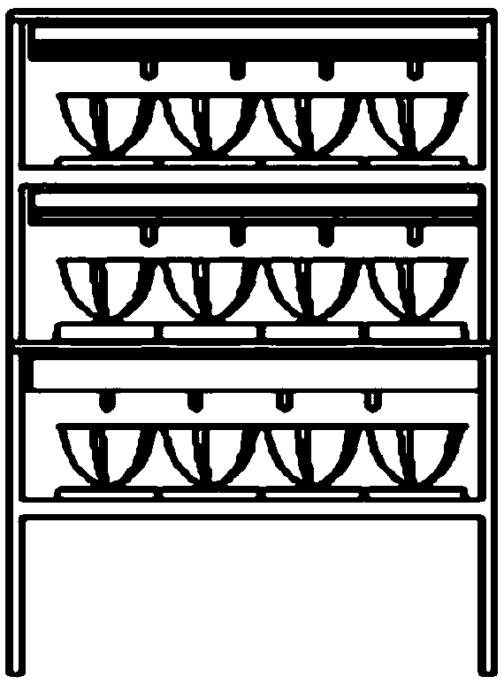 Automatic planting supply system for green vegetables in spatial environment