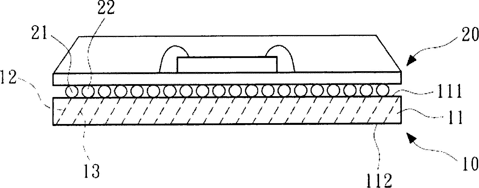 Conductive rubber having conducting wire evagination for test