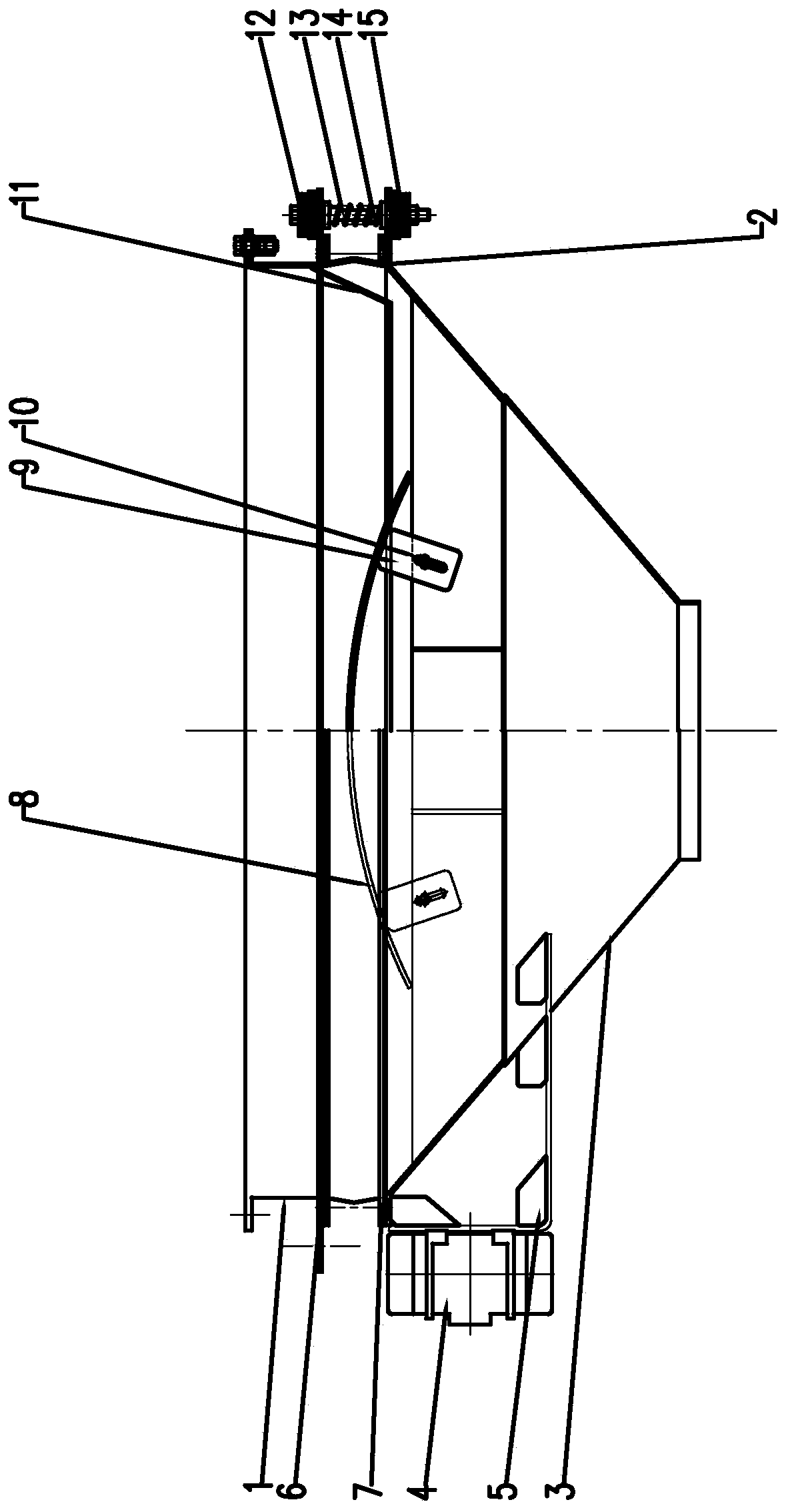 Bottom vibration unloader