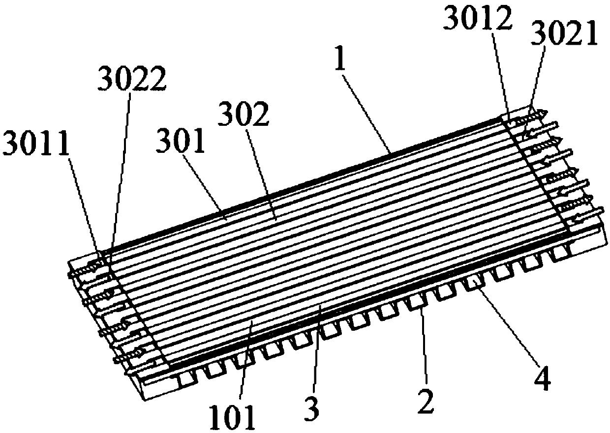 Temperature and humidity uniformity reinforced fuel cell single cell and electric pile