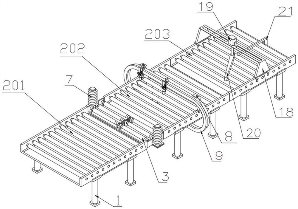 Flaw detection device applied to molded building material