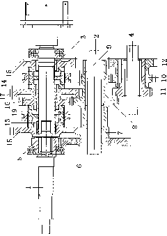 Special gearbox for agricultural forklift