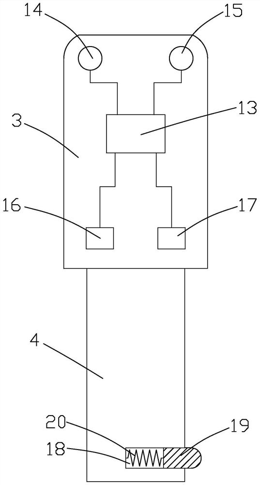 Rapid temperature measurement sensing support and manufacturing method thereof