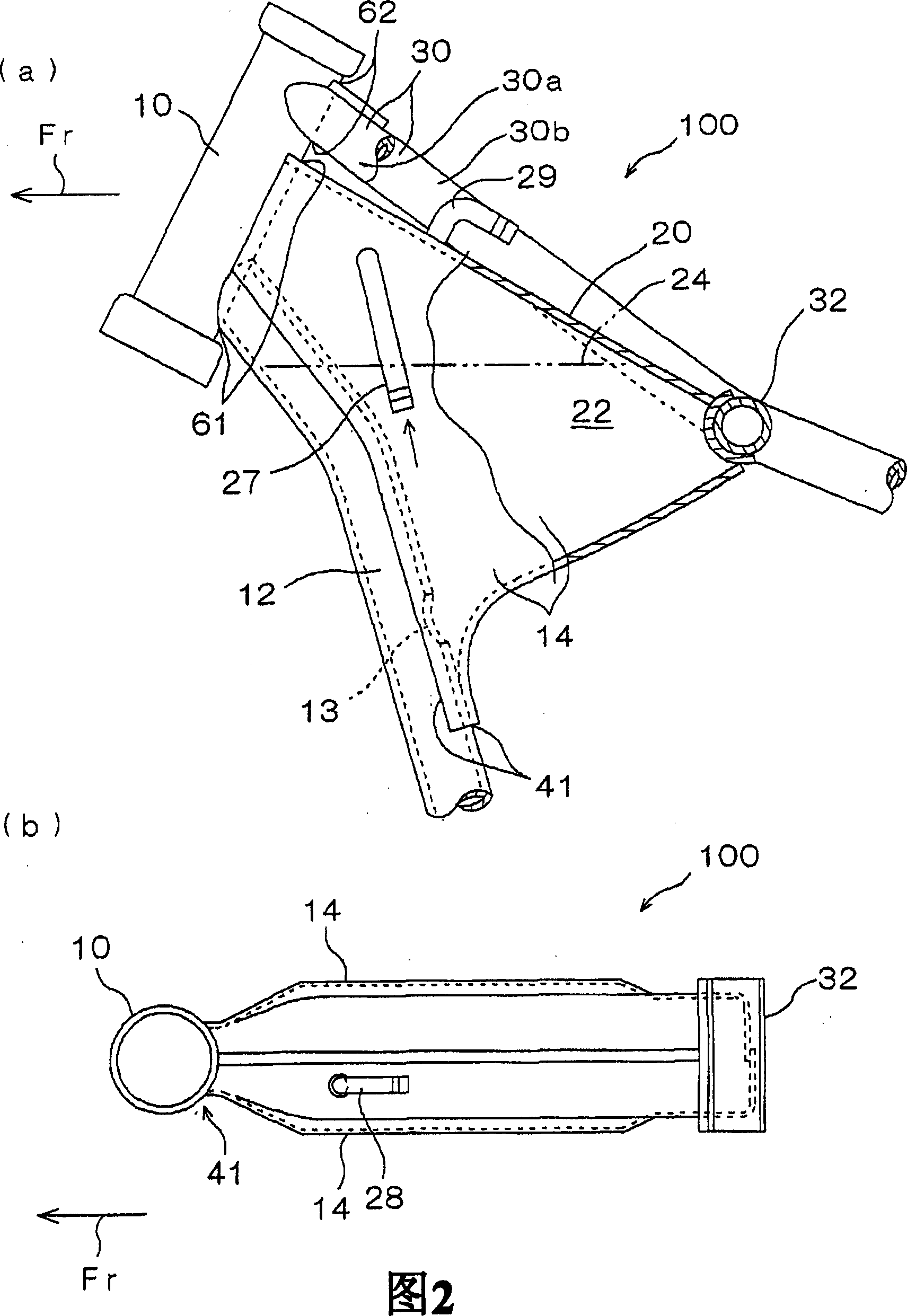 Method of manufacturing motorcycle and tank-in frame of motorcycle