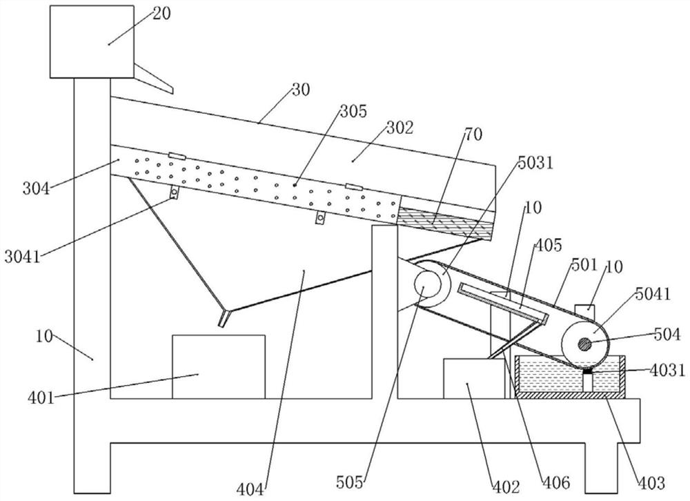 Egg yolk separating device for extracting lecithin