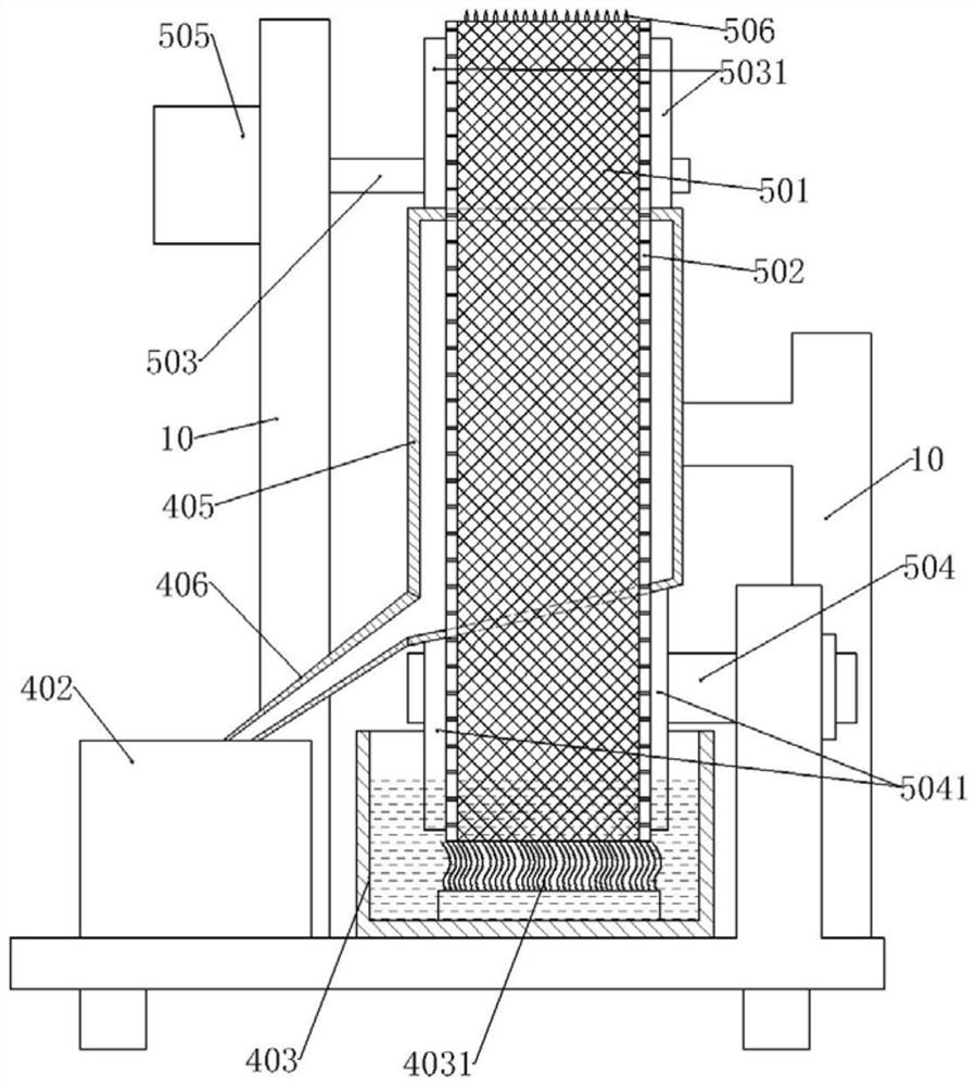 Egg yolk separating device for extracting lecithin