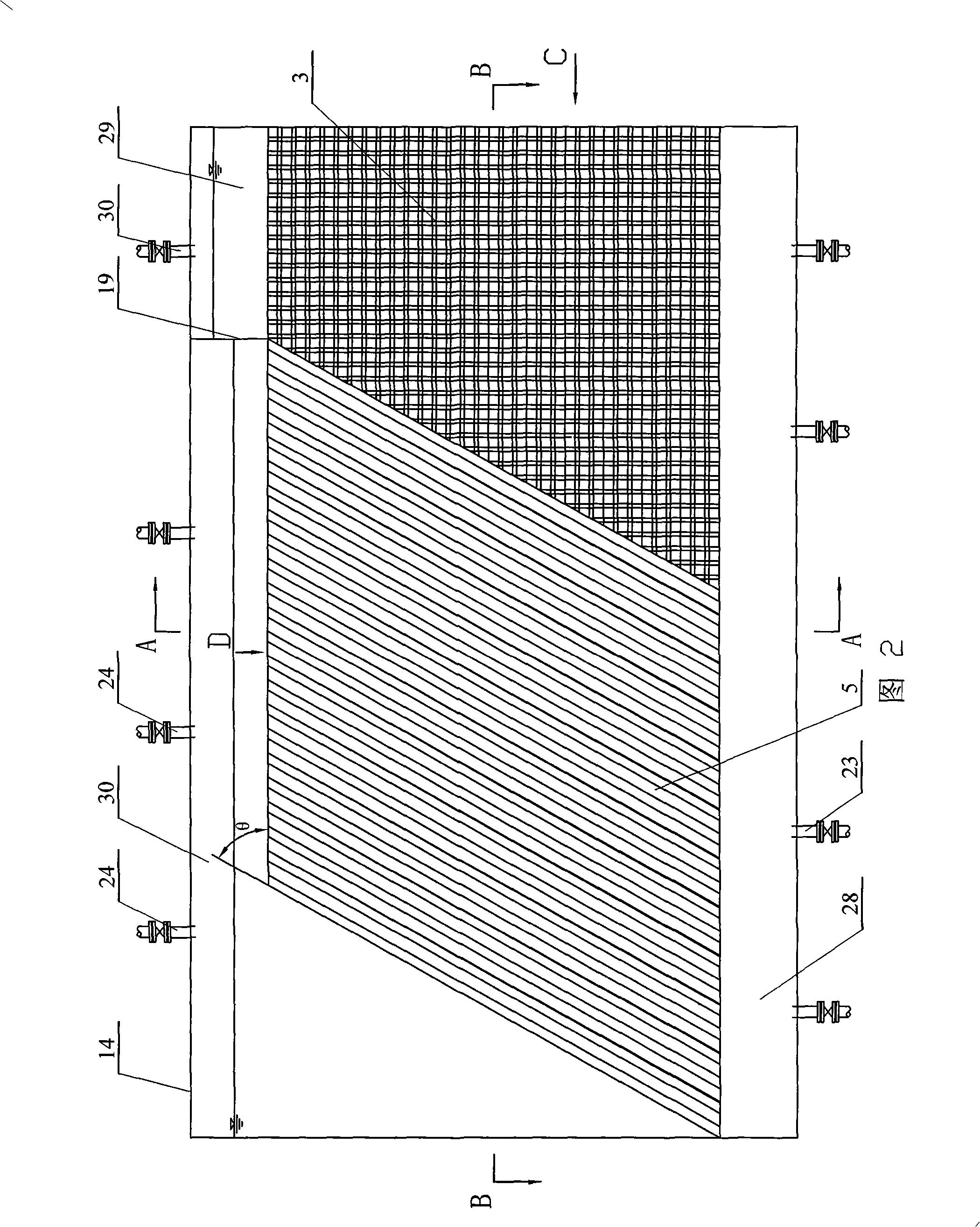 Biodegradation process for ultra-thick oil waste water in oilfield