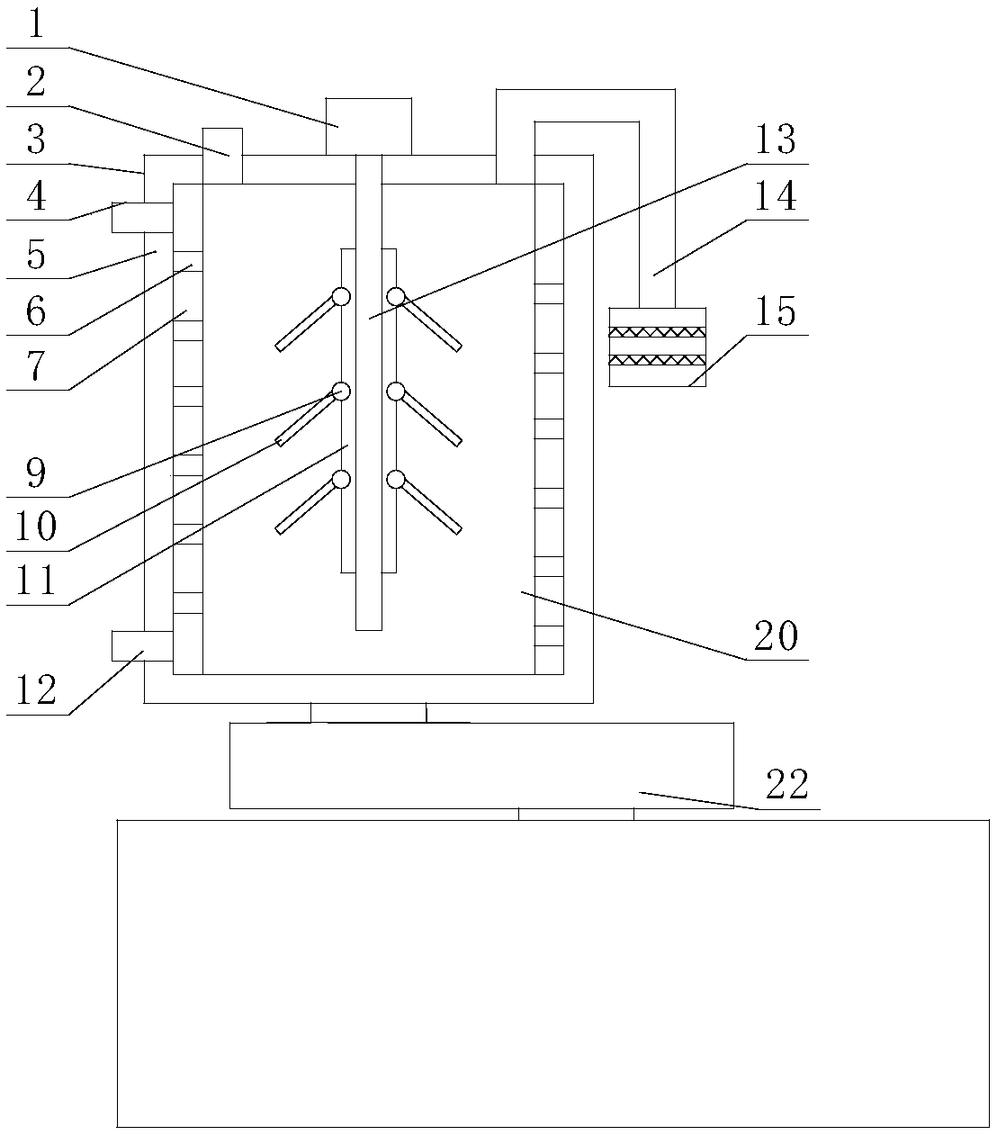 Tea drying machine