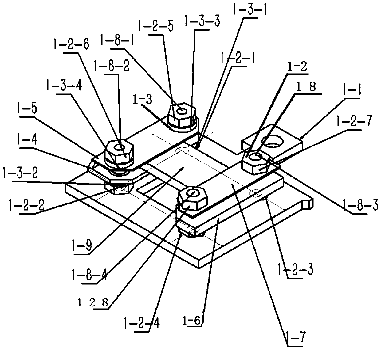 A kind of ultra-high vacuum heating device and heating method thereof