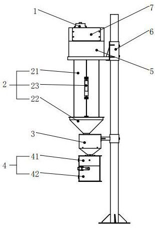 Intelligent longhorn beetle monitoring device based on gravity sensing counting