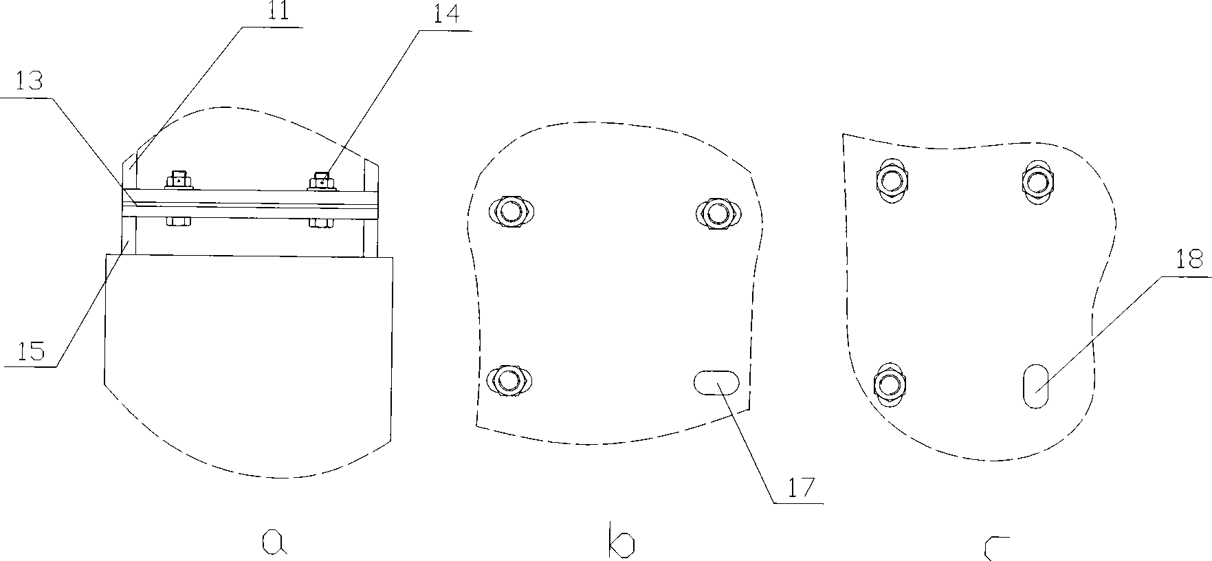 Radiation-retarding door body structure and mounting method thereof