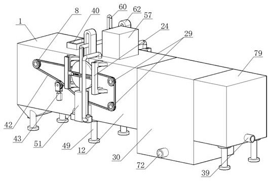 Sewage ecological purification system for water environment treatment