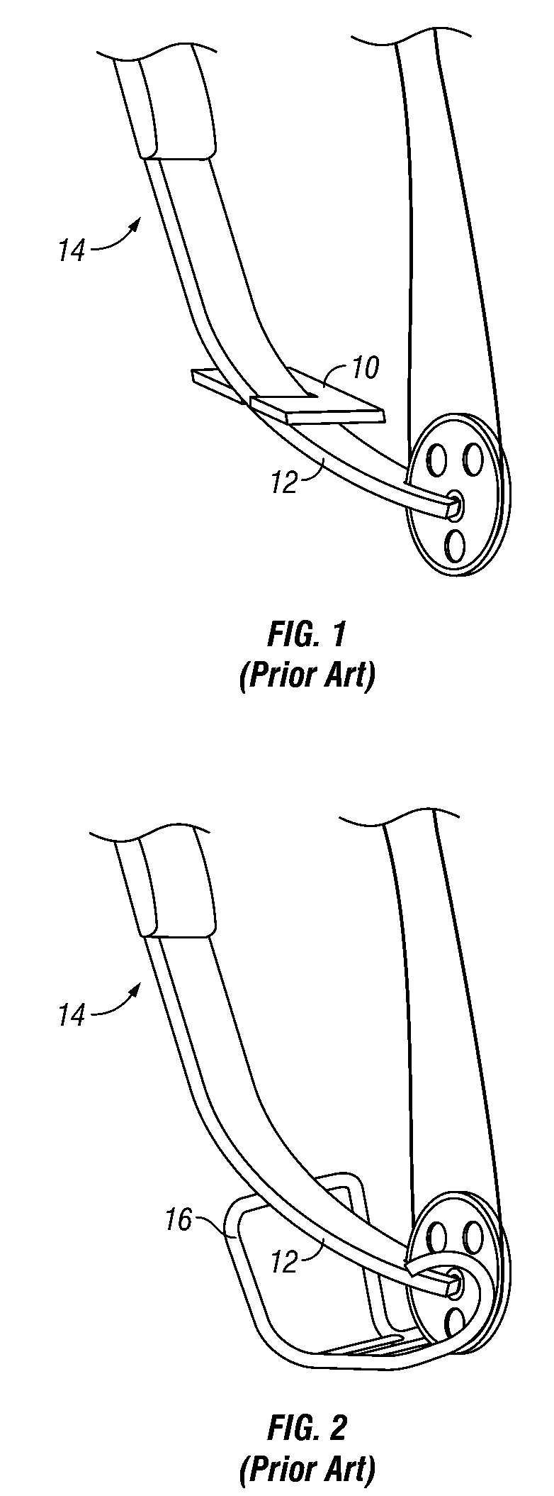 Device and method for securing a bow