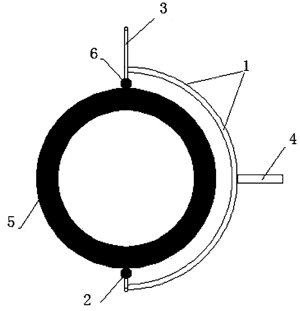 Ellipticity measuring instrument for tube body and measurement method thereof