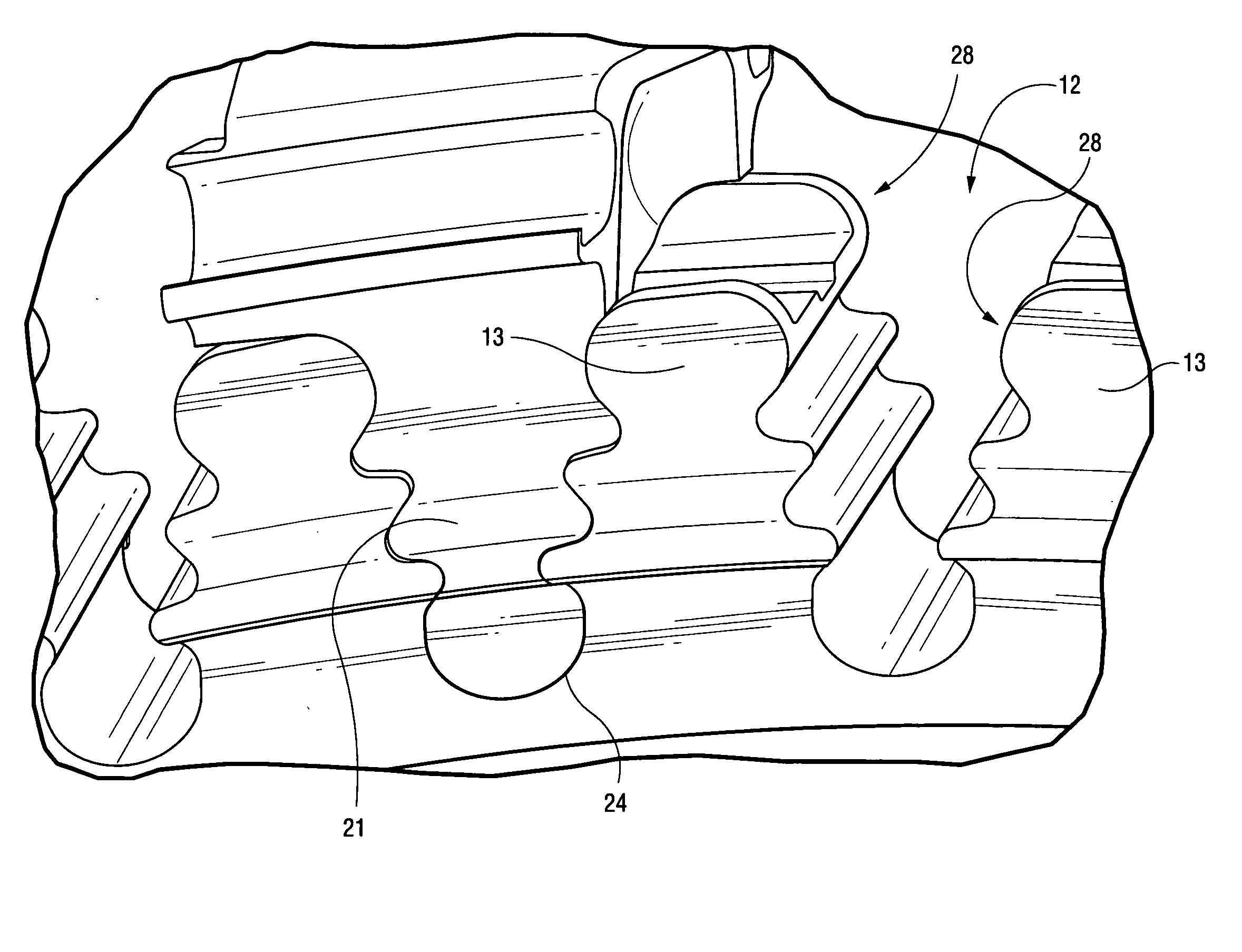 Advanced firtree and broach slot forms for turbine stage 3 buckets and rotor wheels