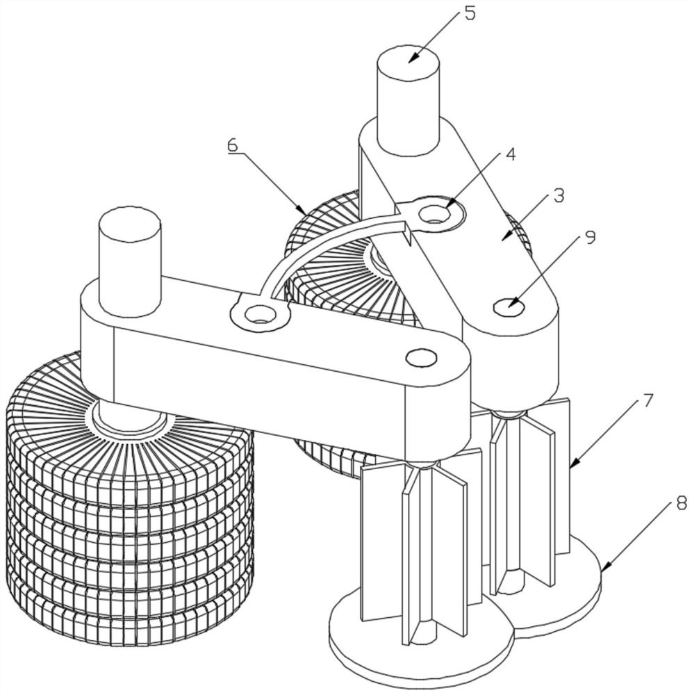 Scrap collecting device for milling machine workbench