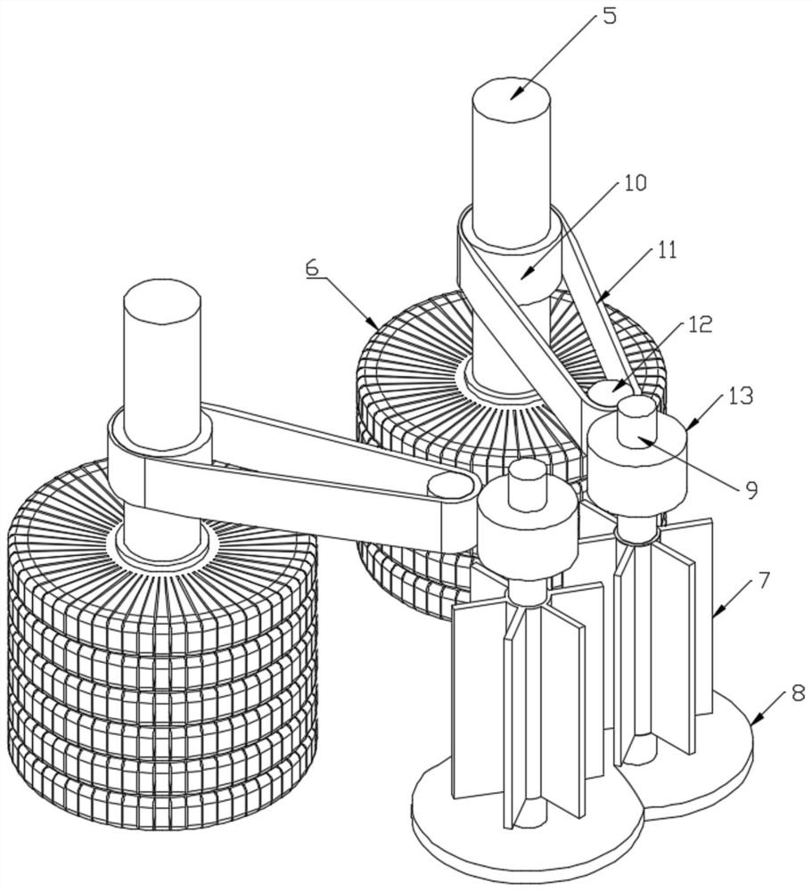 Scrap collecting device for milling machine workbench