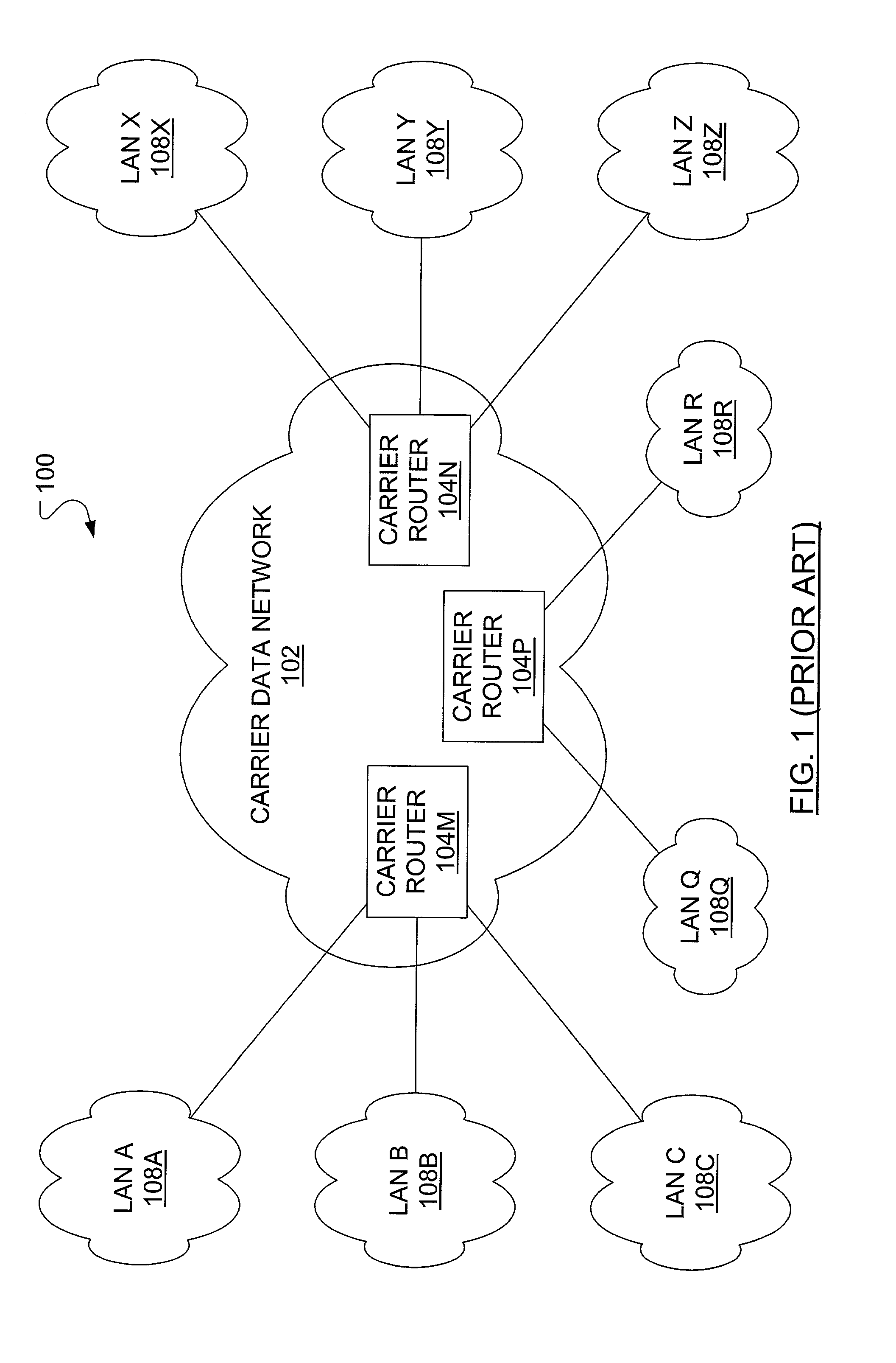 Tunneling scheme optimized for use in virtual private networks