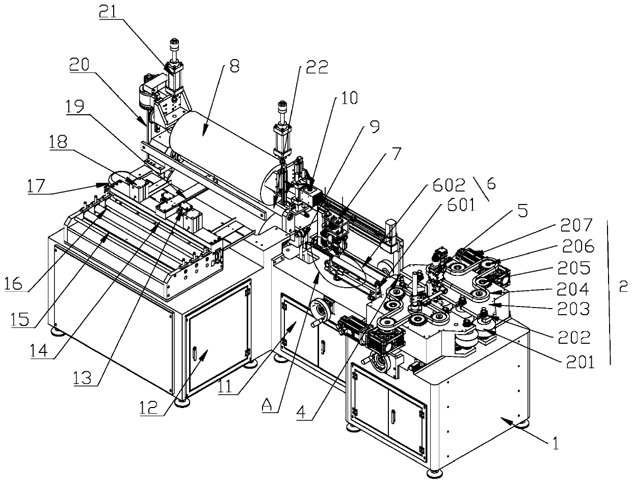 Stainless steel tube edge rolling welding machine