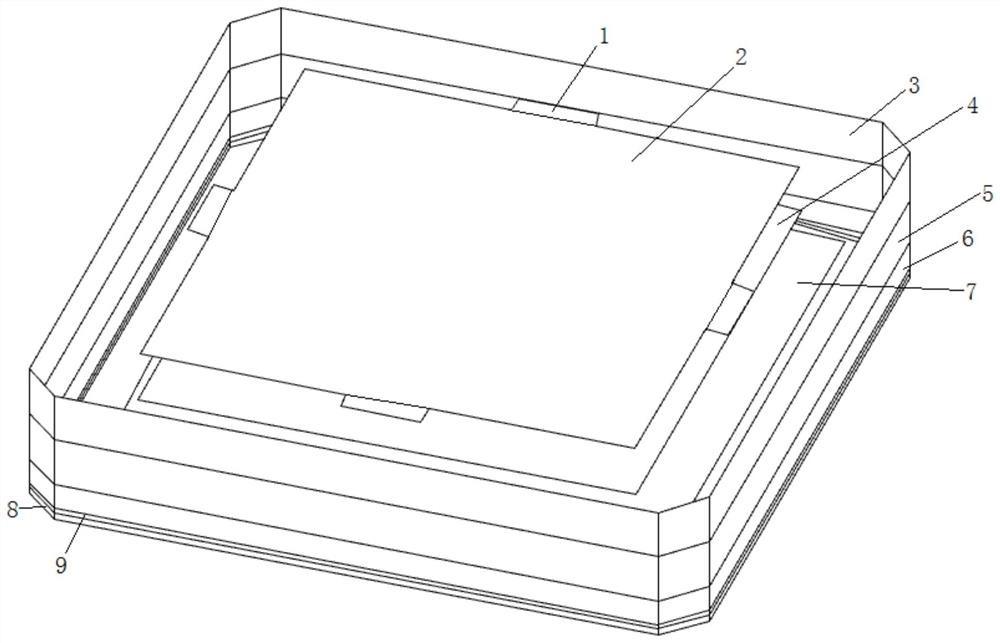 Circularly polarized spaceborne antenna based on 3dB bridge and spaceborne phased array