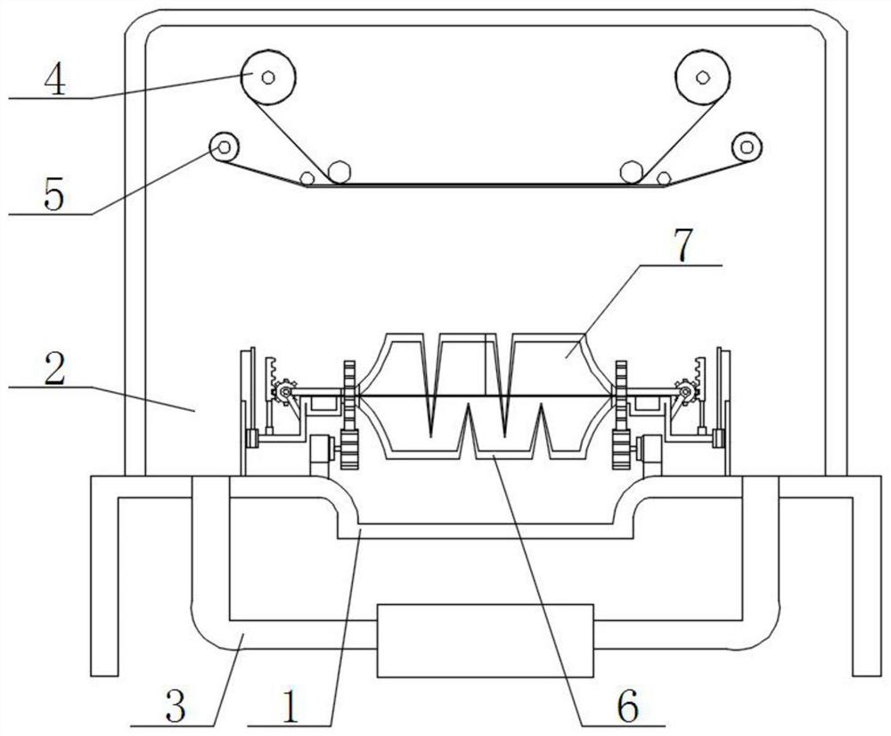 Efficient evaporation device for metallized film