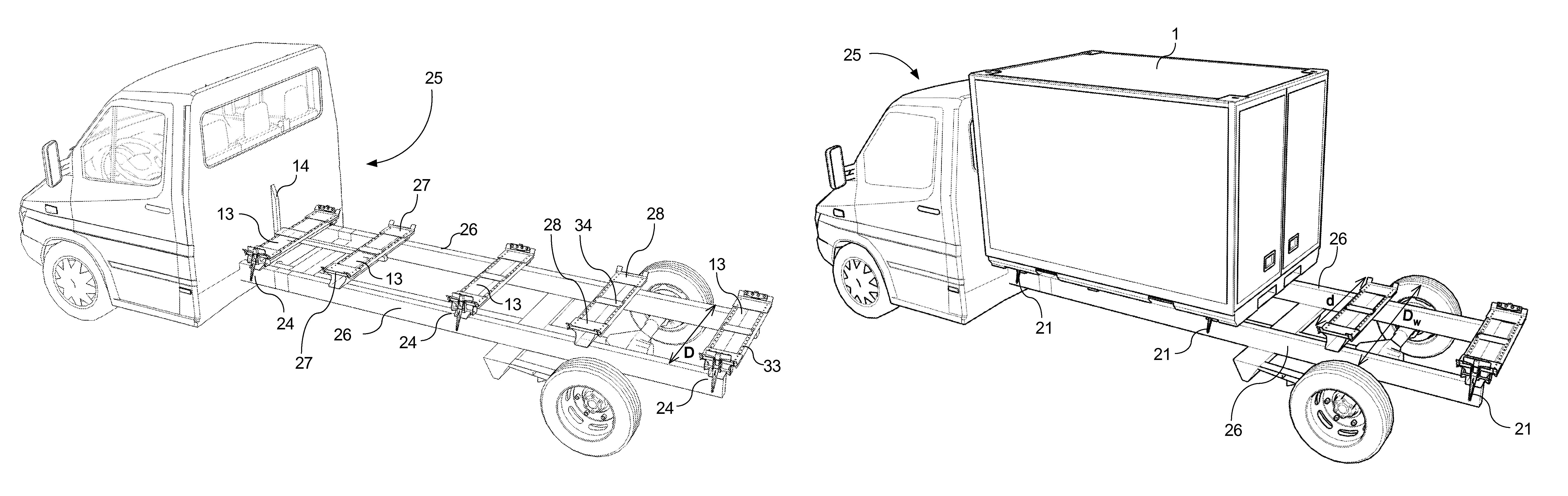 Attachment structure for supporting and releasably attaching a container, a corresponding support structure, a transport vehicle and a container