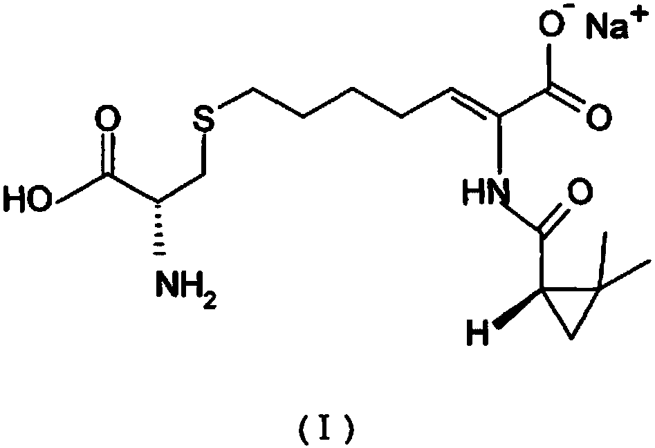 A kind of preparation method of cilastatin sodium crude drug