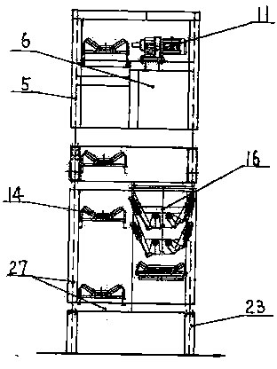 Folding movable concrete stirring station