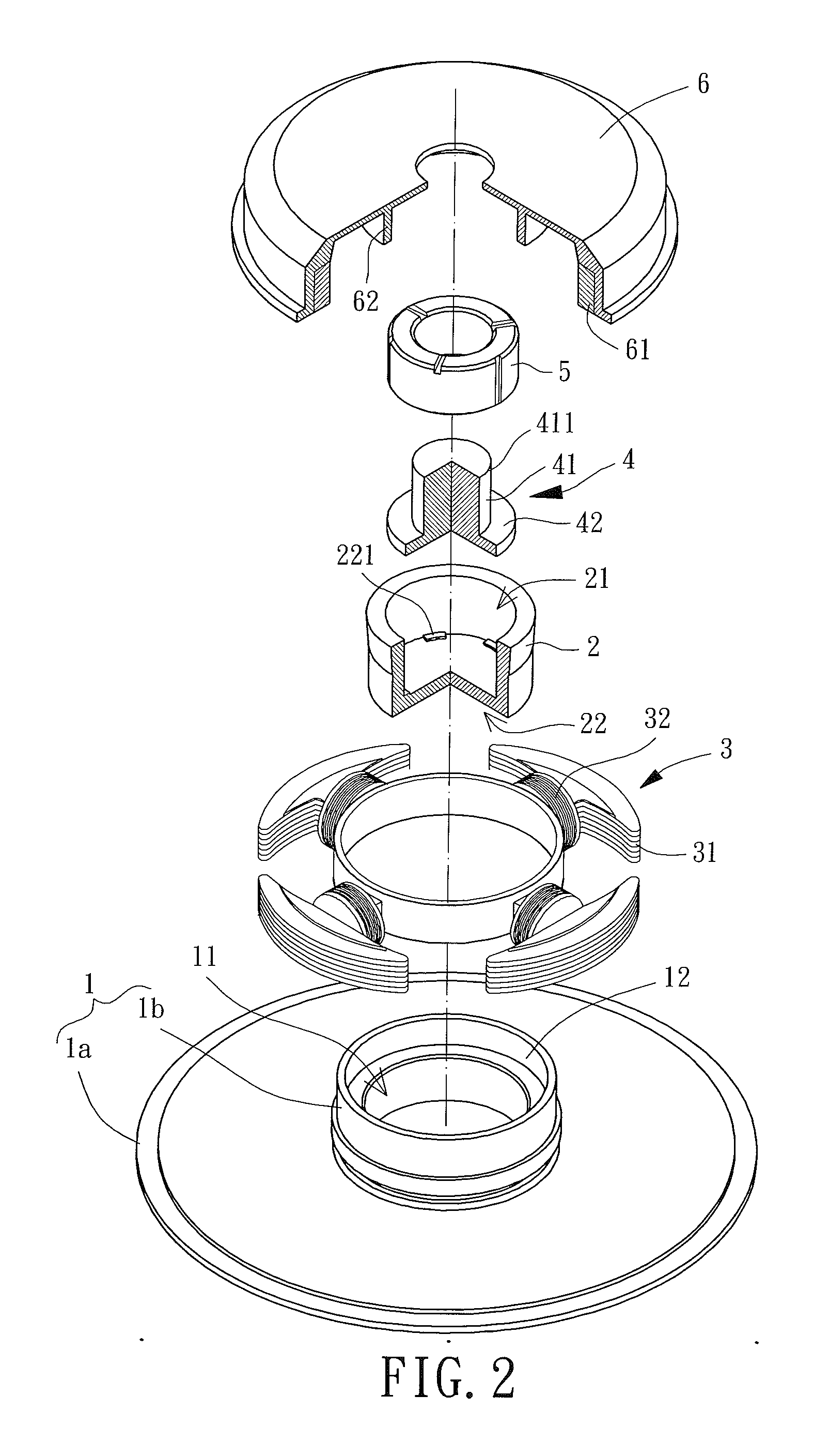 Motor with Thrust Bearing