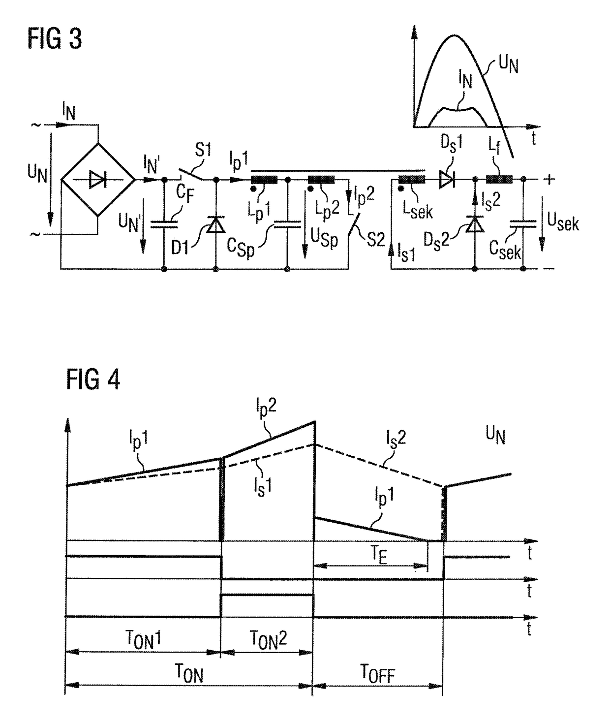 Flux converter with power factor correction