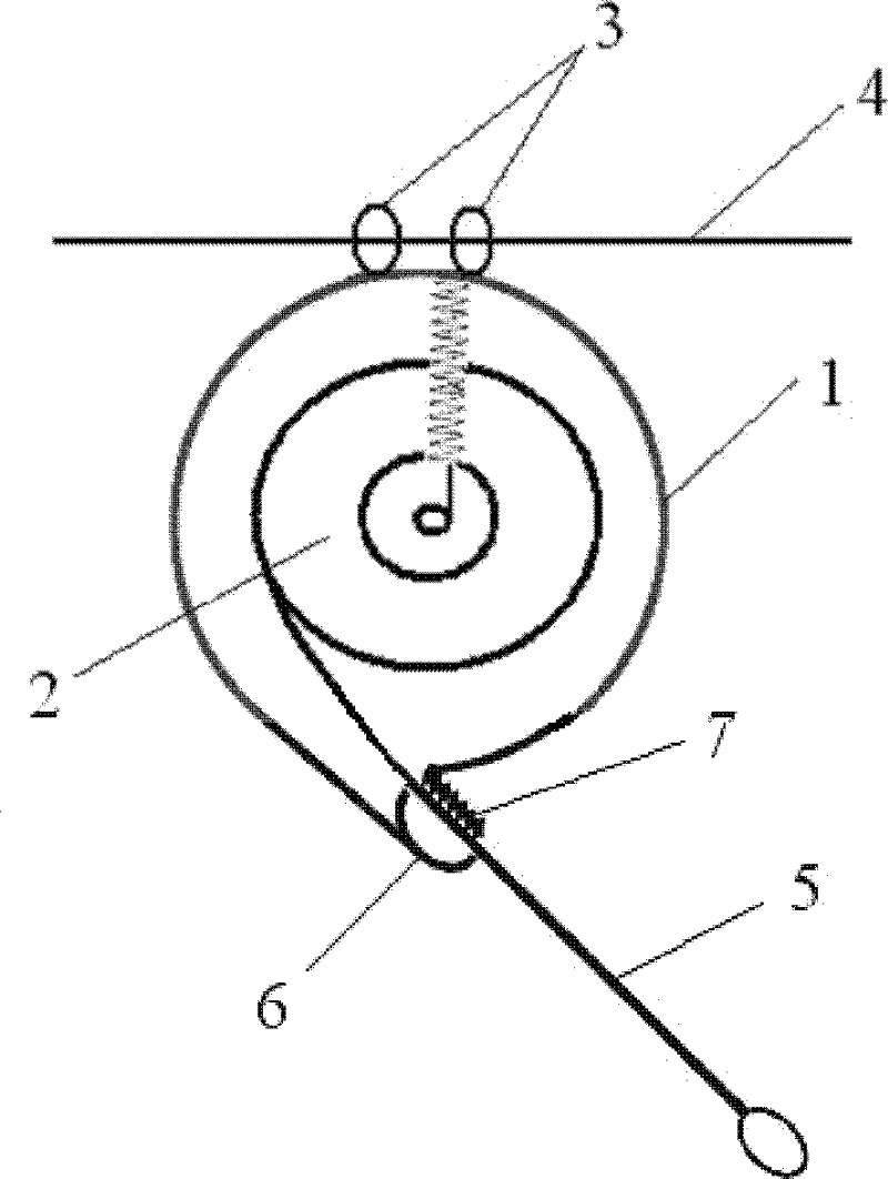 Vine suspending device