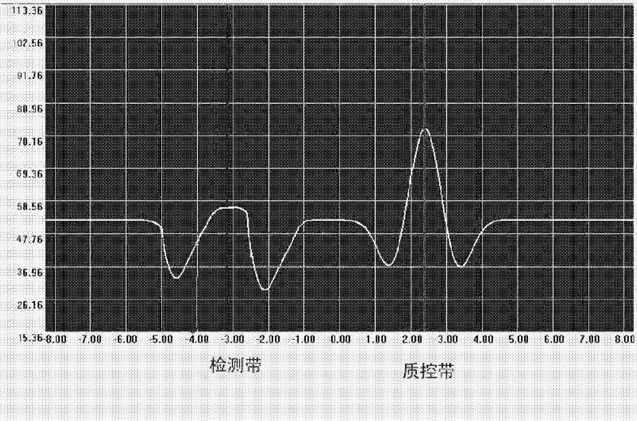 Rapid detection method based on gold magnetic particle-labeled immunochromatography