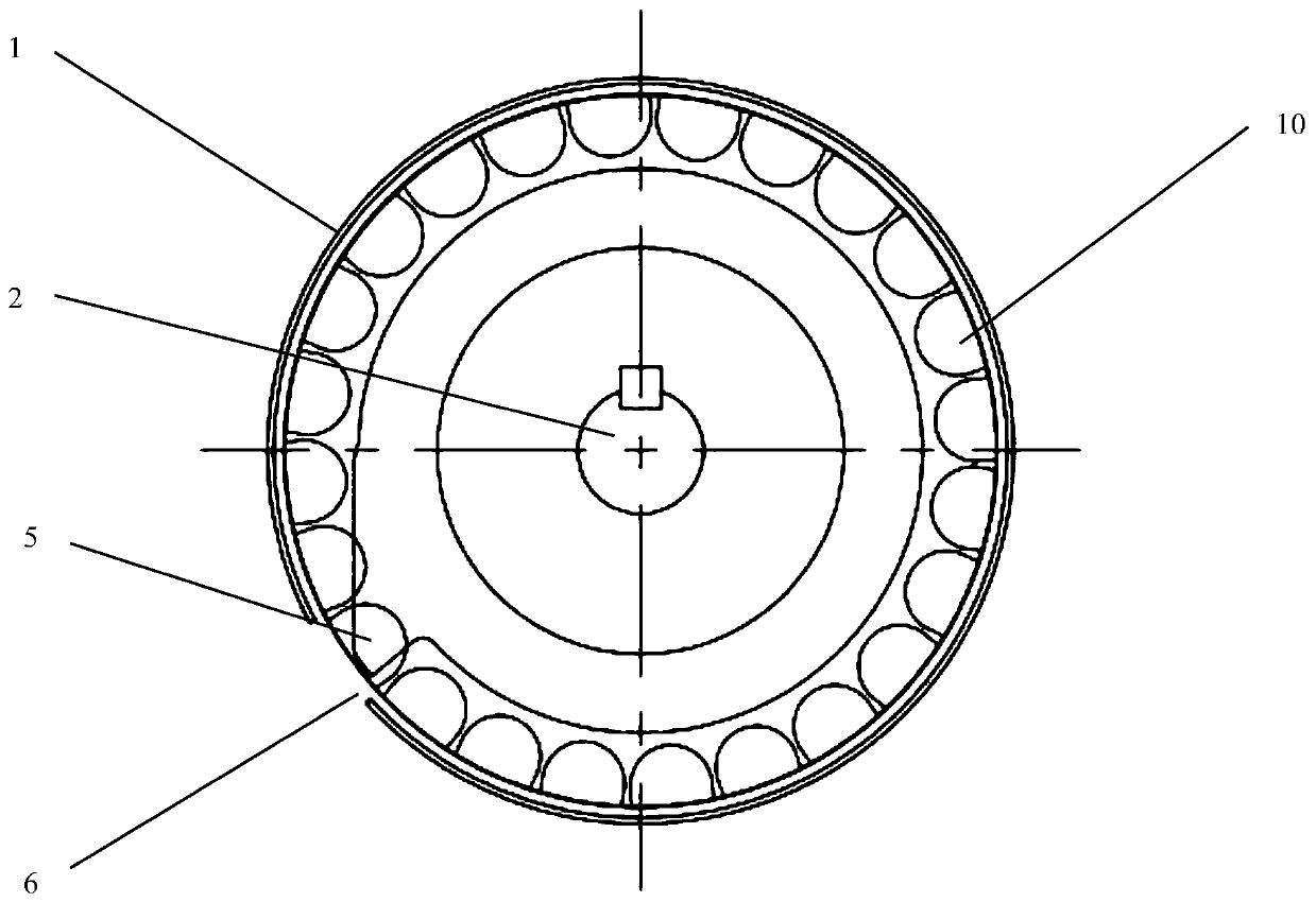 Seeding unit rotary seed charge device