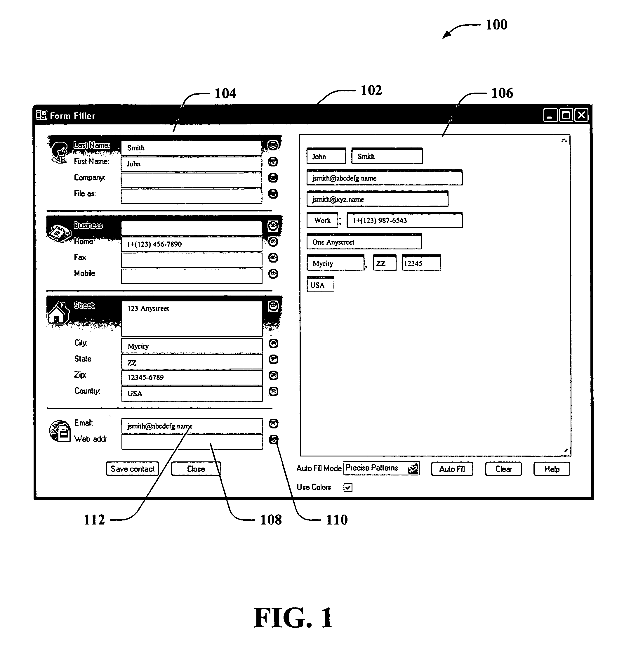 Assisted form filling