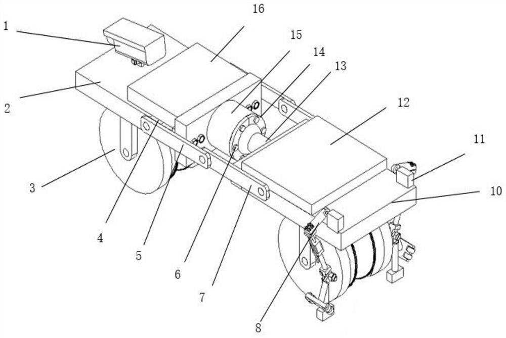 Apparatus and method for detecting fatigue cracks in orthotropic panels